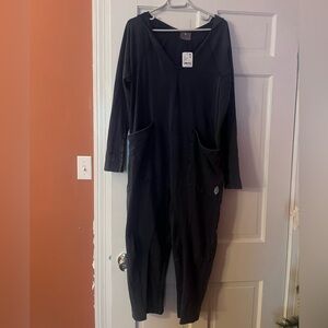 FP Movement by Free PeopleHot Shot  Navy Hooded onesie